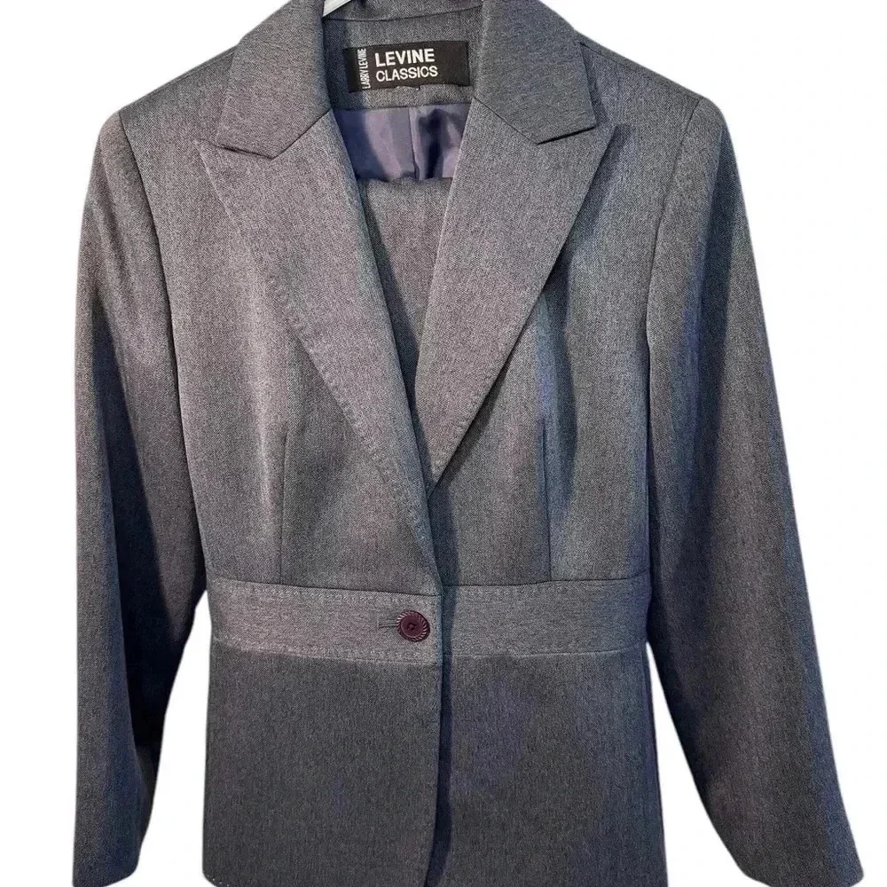 Larry Levine- LEVINE Classics Jacket and Pant Combo Set